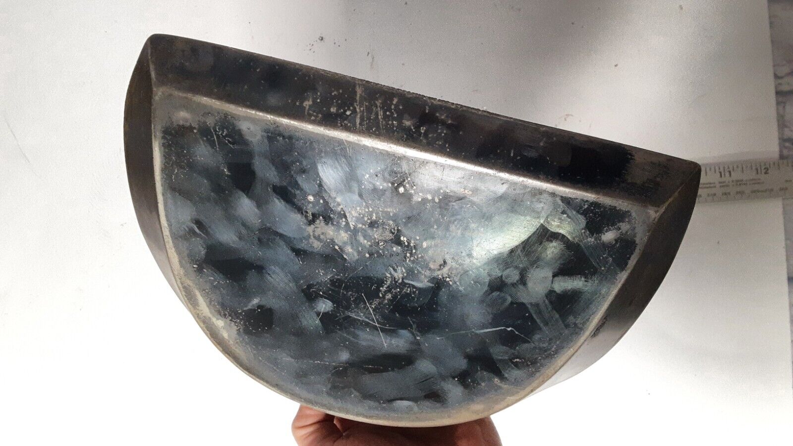 Engraved 1800s Meriden Co Metal Tray