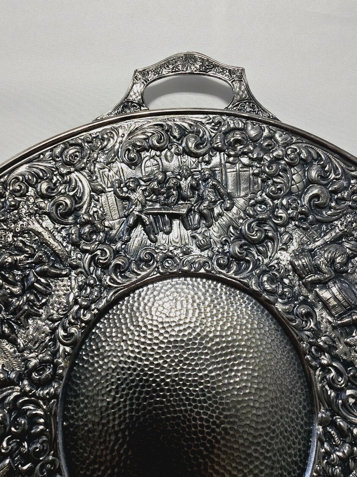 Decorative Late 1800s Barbour Silverplate Tray