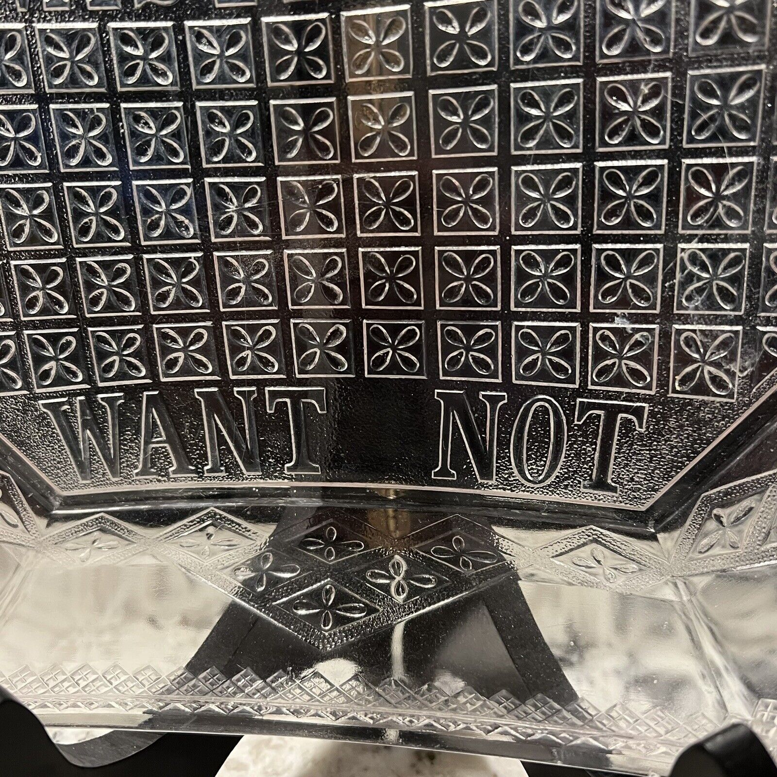 1800s King Son Diamond Bar Bread Tray