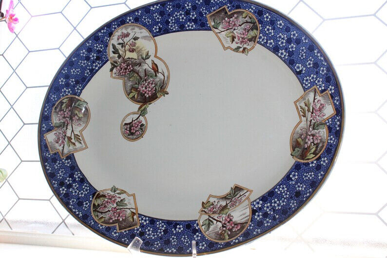 George Jones & Sons 19" Hawthorn Platter