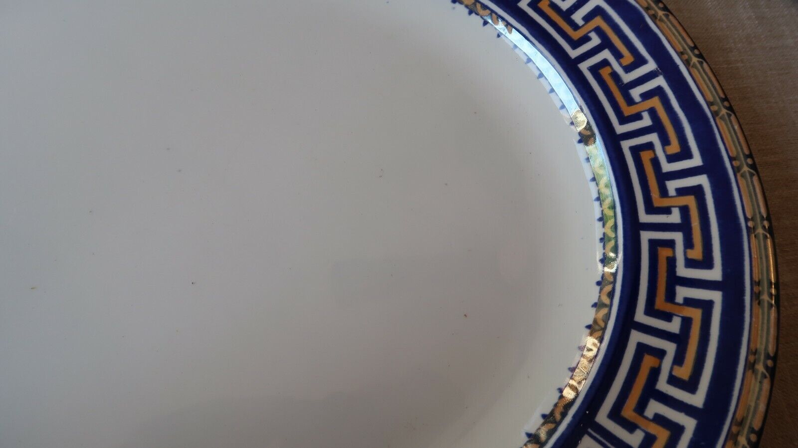 Antique Greek Revival Mintons Serving Tray Platter