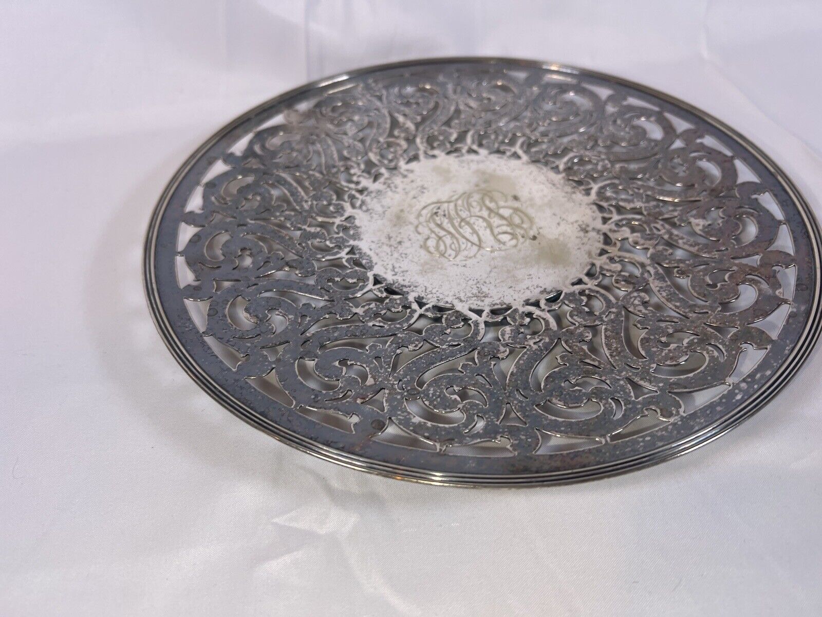 Antique Middletown Silver Co 9.5” Tray