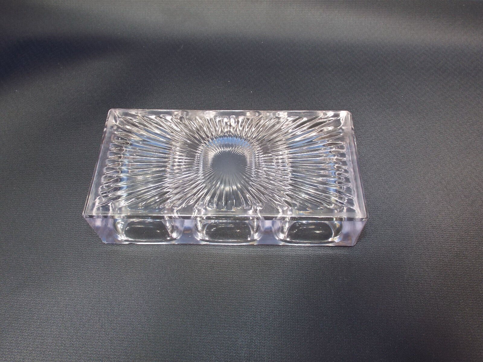 Victorian Era Vaseline Glass Trinket Dish