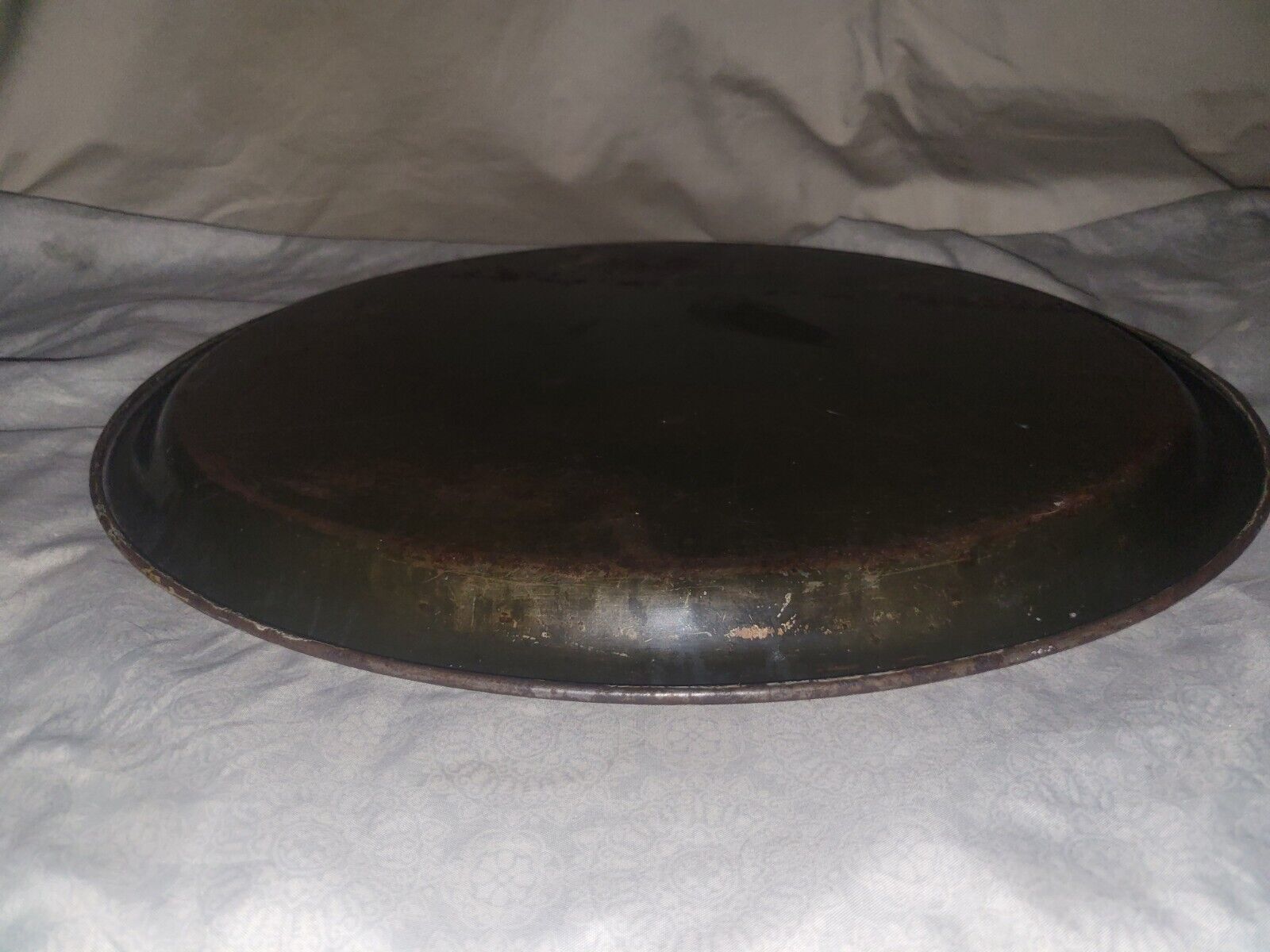 Vintage 1900s Tin Salon Bar Serving Tray