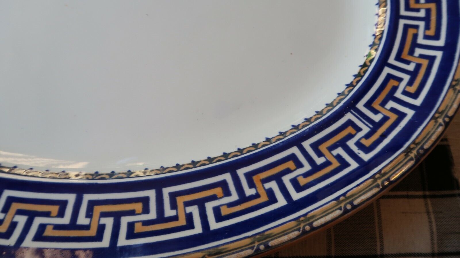 Antique Greek Revival Mintons Serving Tray Platter