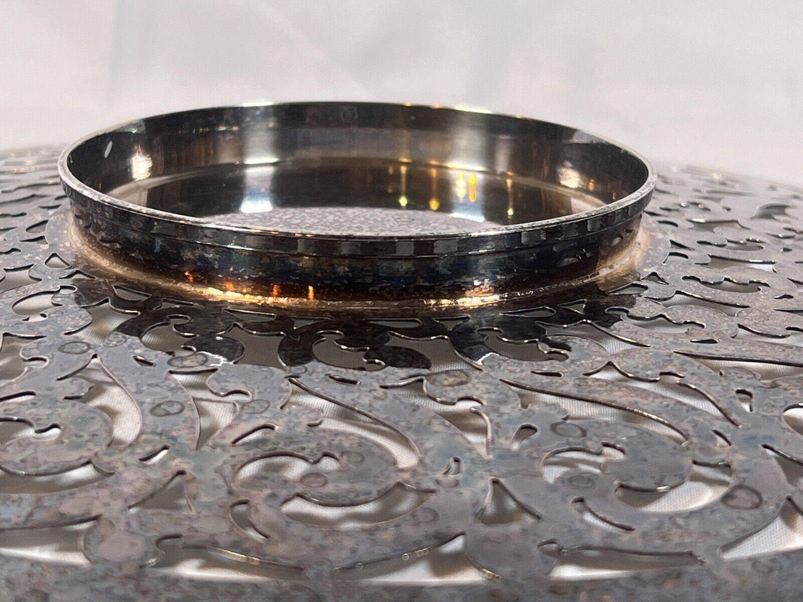 Antique Middletown Silver Co 9.5” Tray