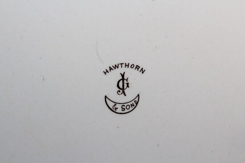 George Jones & Sons 19" Hawthorn Platter