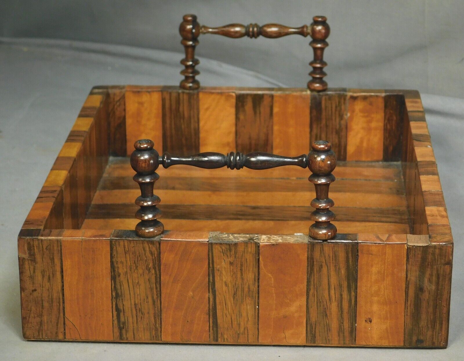 William IV Rosewood Satin Inlaid Sewing Caddy