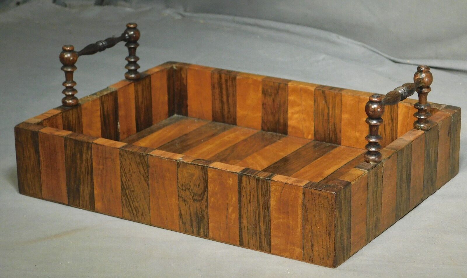 William IV Rosewood Satin Inlaid Sewing Caddy