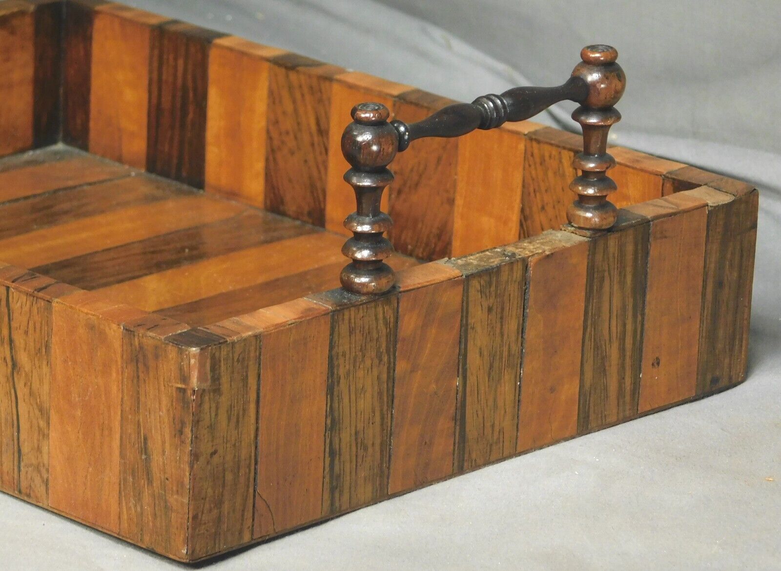 William IV Rosewood Satin Inlaid Sewing Caddy