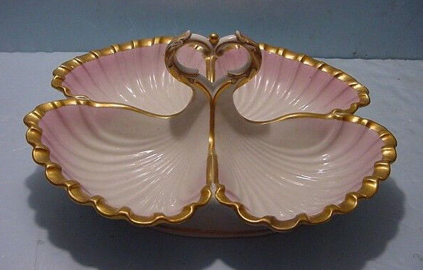 Antique Royal Copenhagen Porcelain Sweet Meat Dish