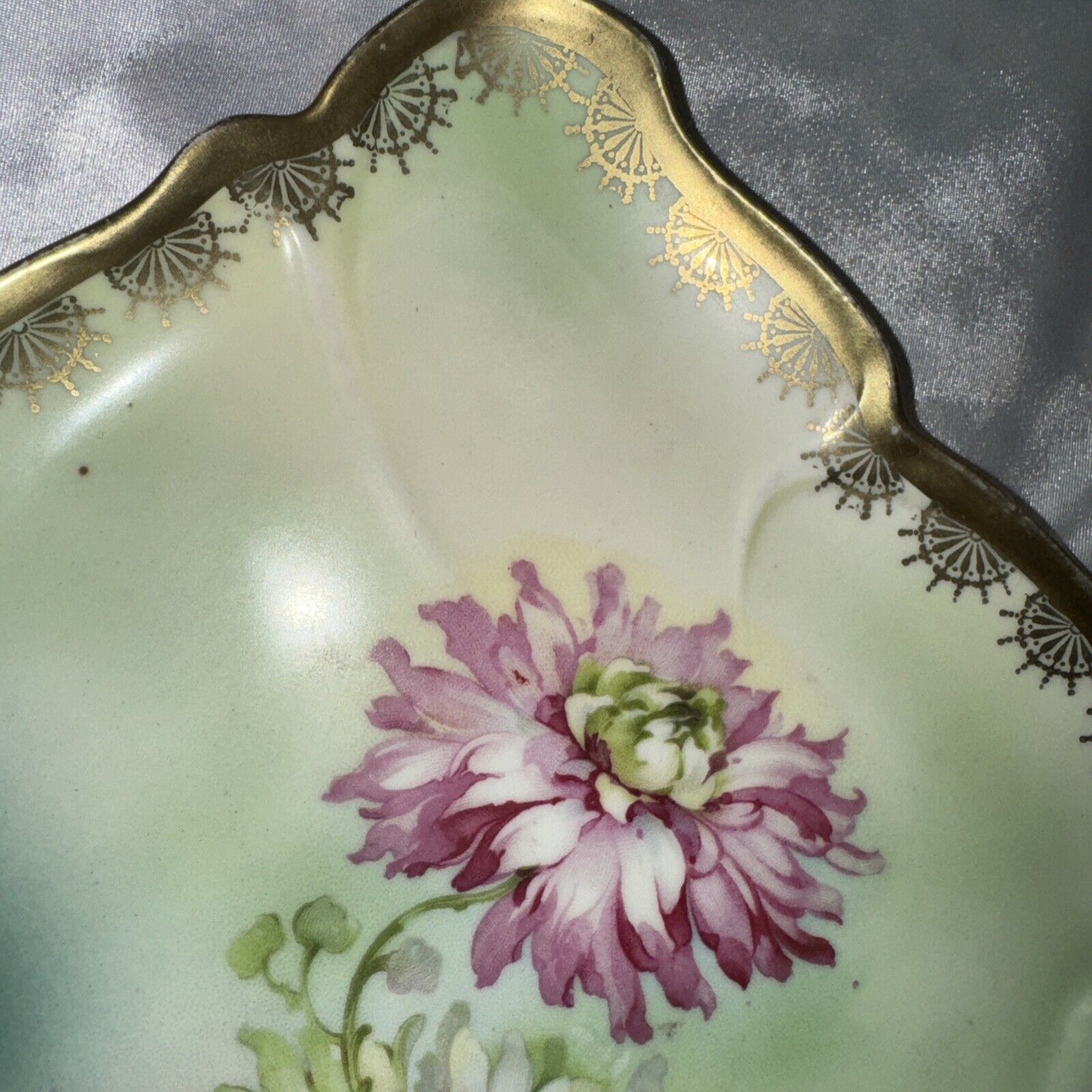 Stunning Antique Hand-Painted German Vanity Set