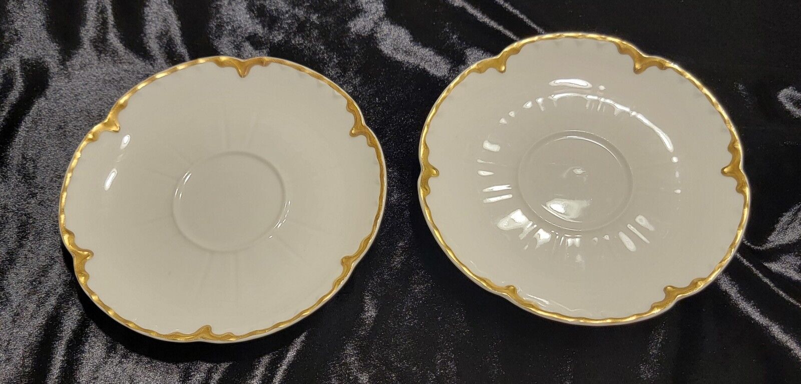 Haviland Limoges Antique Gold Rim Saucer