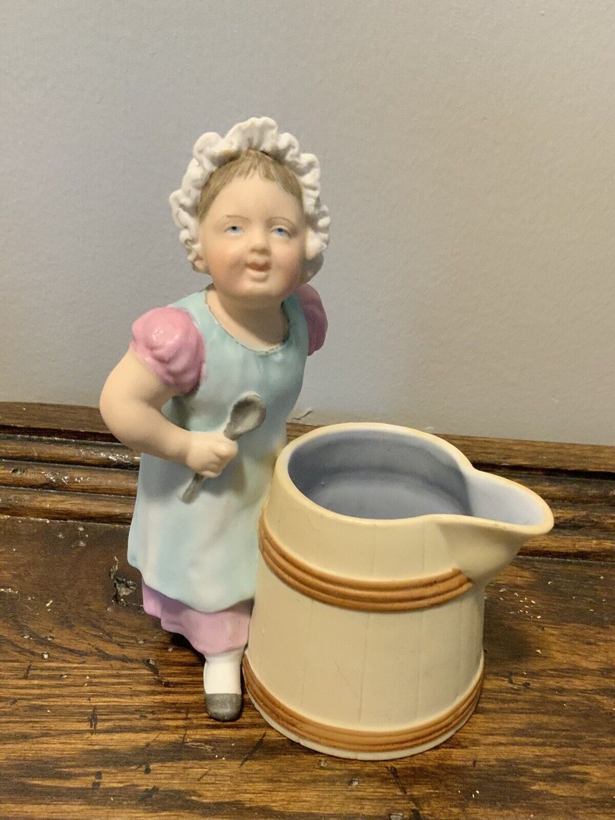 Victorian Bisque Child's Milk Creamer Antique