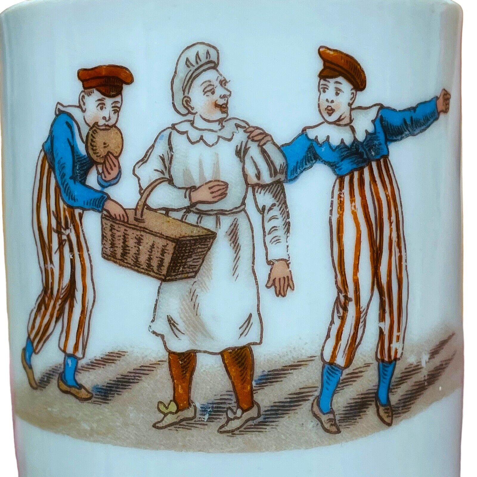 Victorian Children's Toy Mug: Baker & Boys