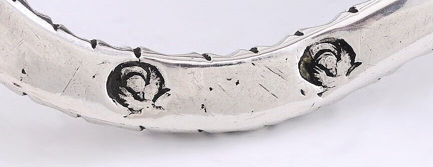 Antique Italian 800 Silver Oval Serving Tray
