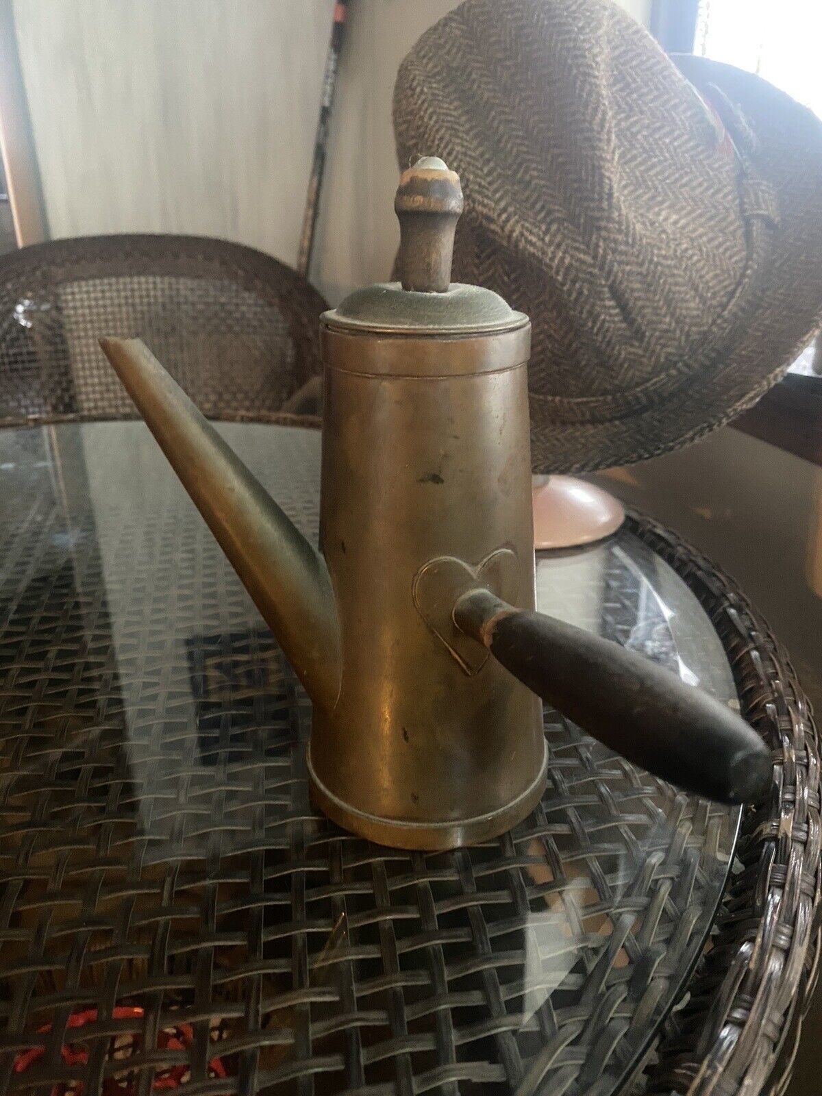 Early 1900s Sternau Copper Mini Tea Kettle