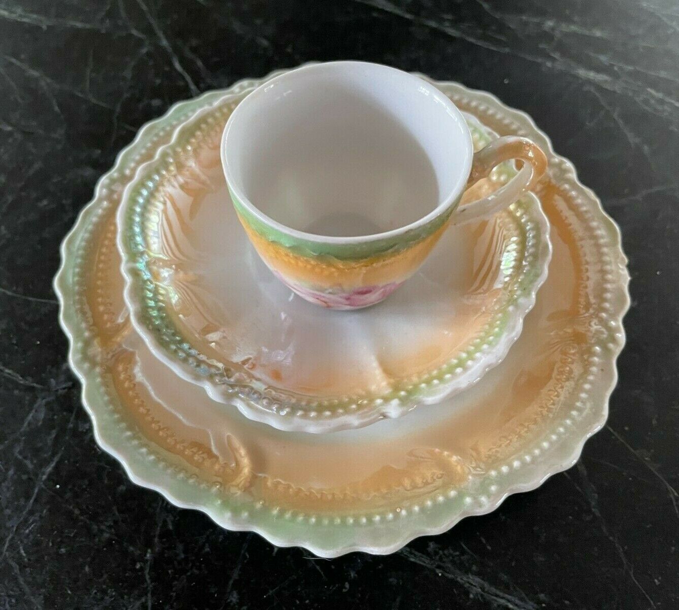 Leuchtenburg Porcelain Miniature Child's Cup Set