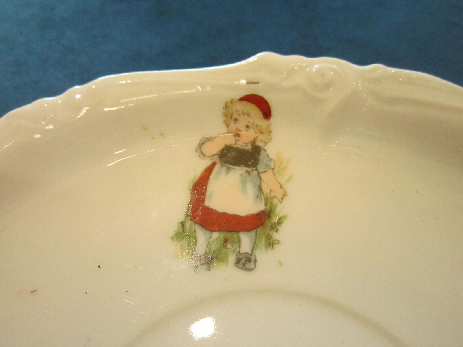Vintage 5" Children's Goose Duck Tea Set Saucer