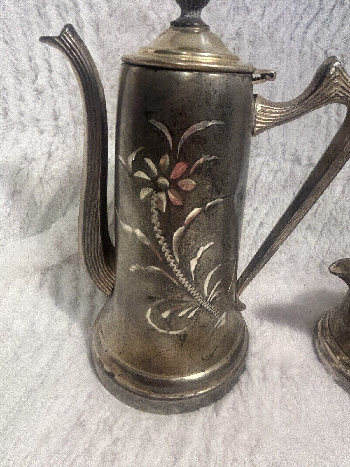 J Rodgers Vintage Silver Plated Tea Set