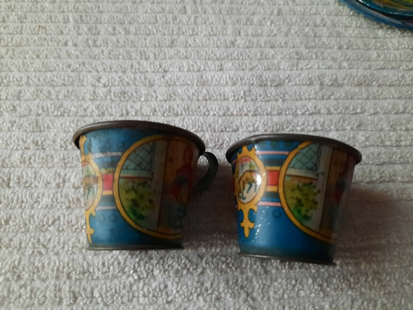 Vintage 1900s Little Red Riding Hood Tea Set