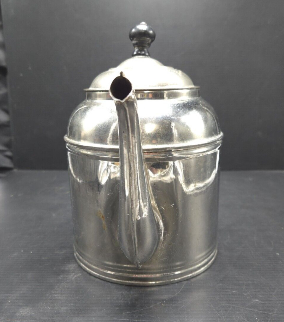 Antique Early American Coffee/Tea Pot with Wood Handle