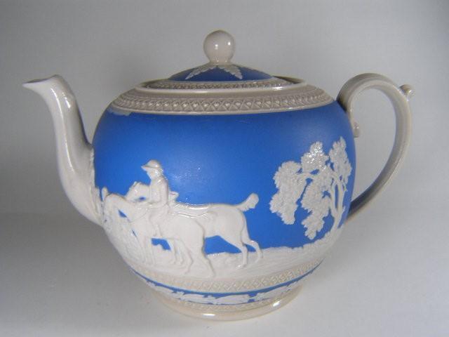 1900s Spode Copeland Fox Hunt Tea Set