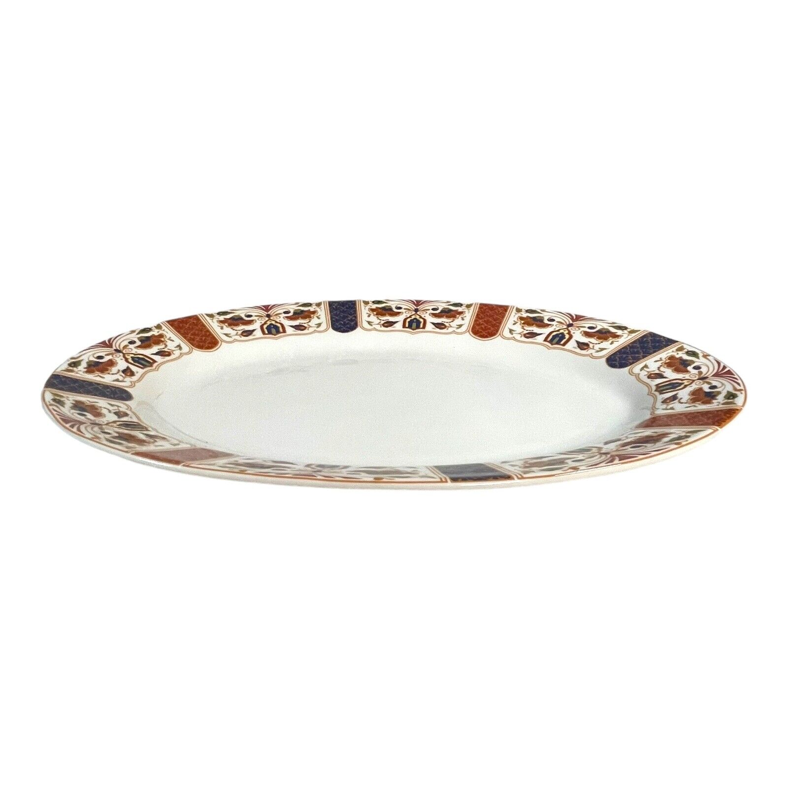 Imari Navy & Cinnabar Extra Large Serving Platter
