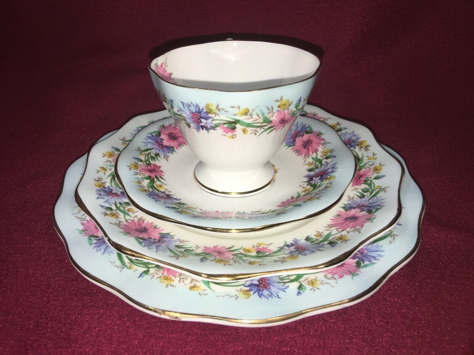Antique EB Foley Bone China Tea Set