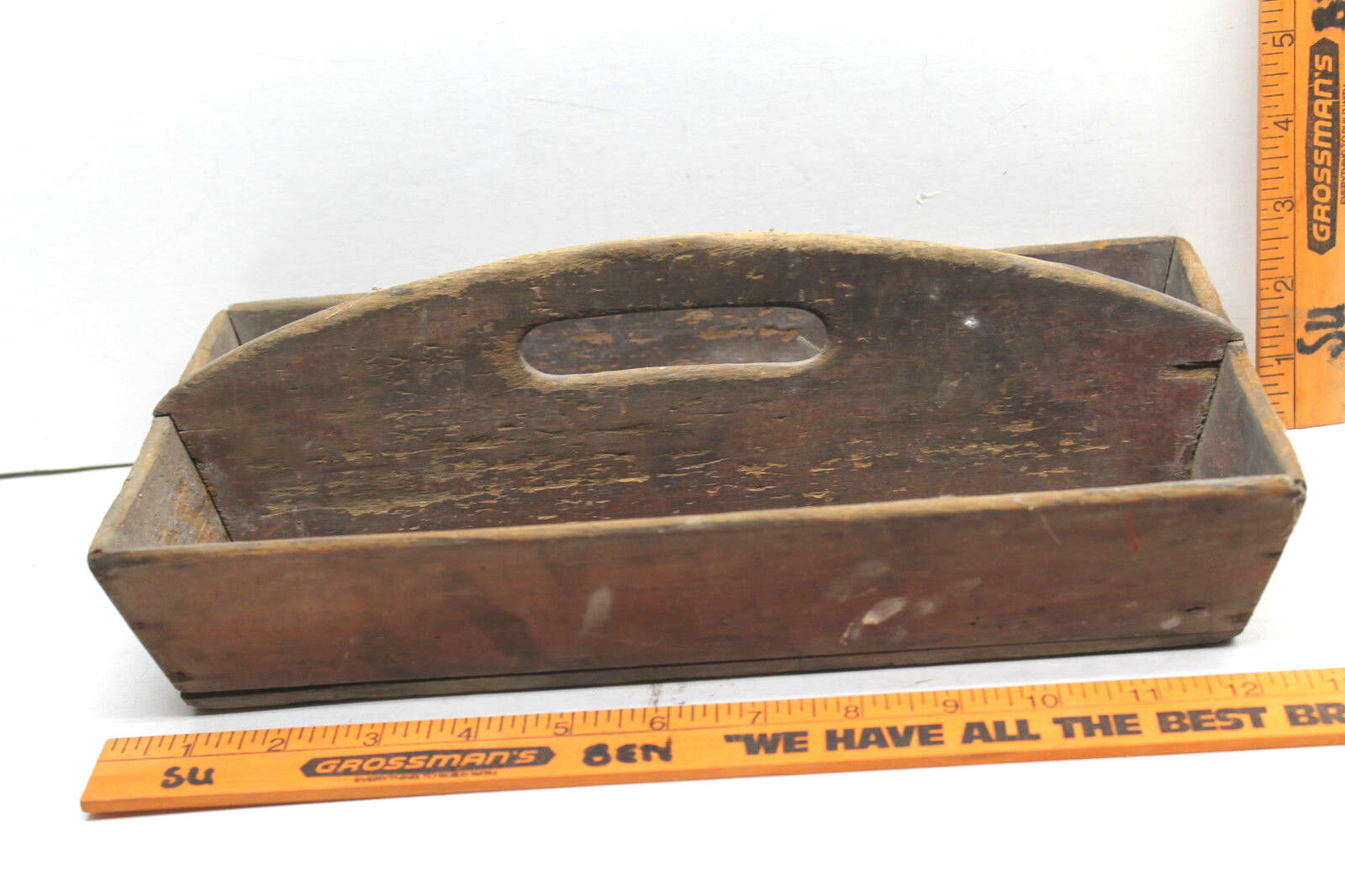 Antique Wooden Square Shaft Nails Garden Tray