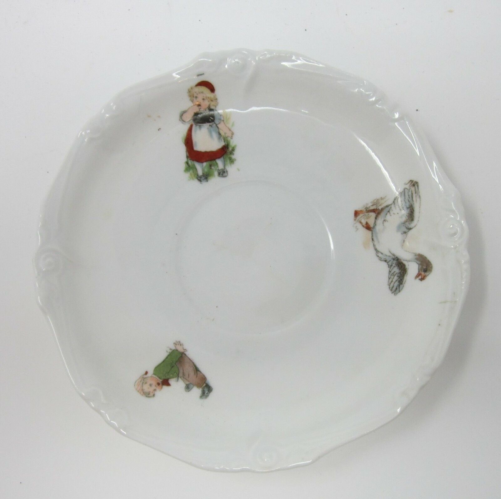 Vintage 5" Children's Goose Duck Tea Set Saucer