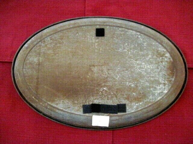 Charming Vintage Metal Serving Tray with Dancing Figures