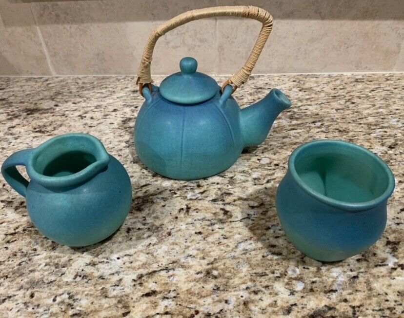 Antique Van Briggle Tea Set from Early 1900s