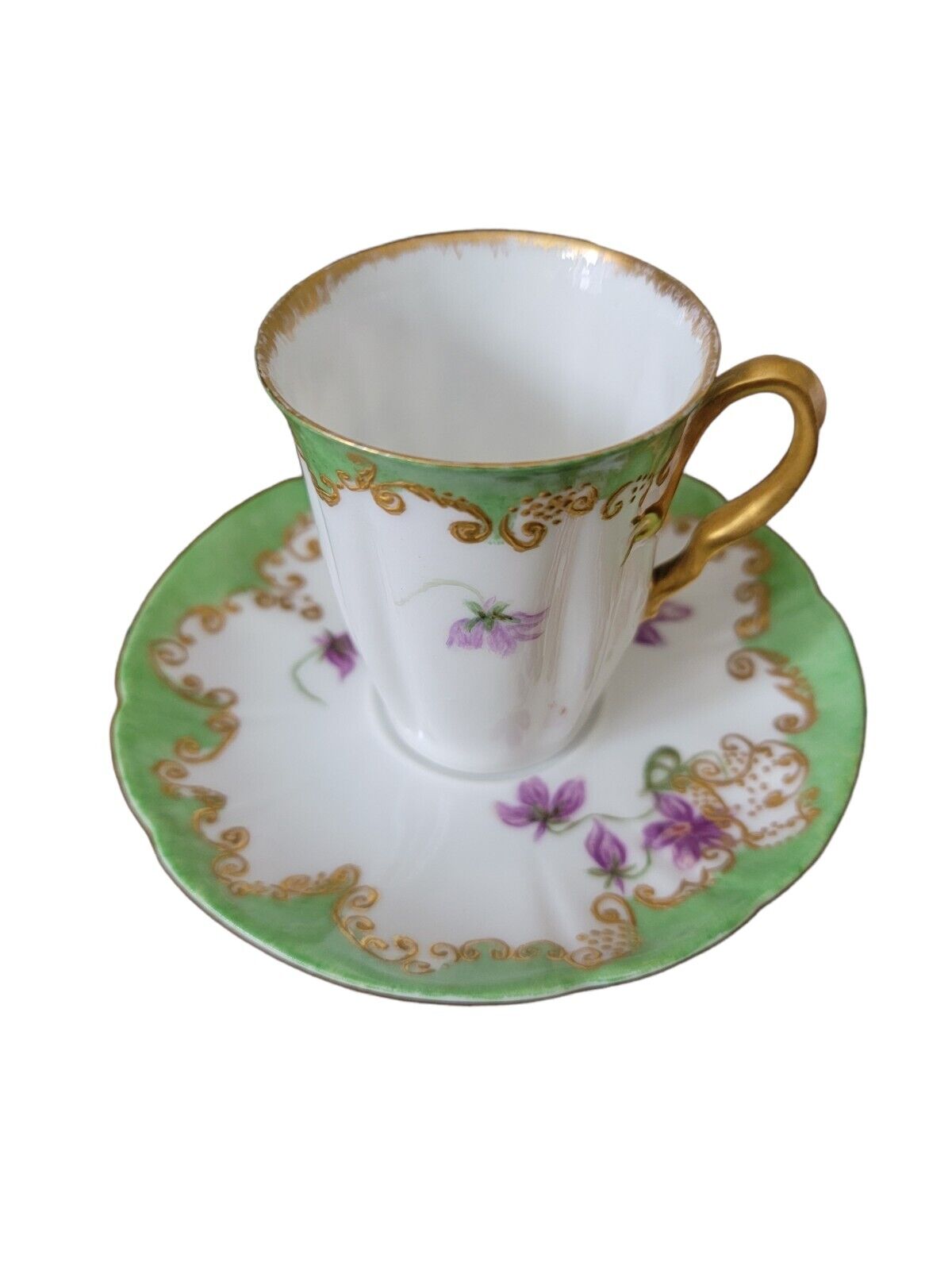Limoges Antique Chocolate Pot and Cup Set