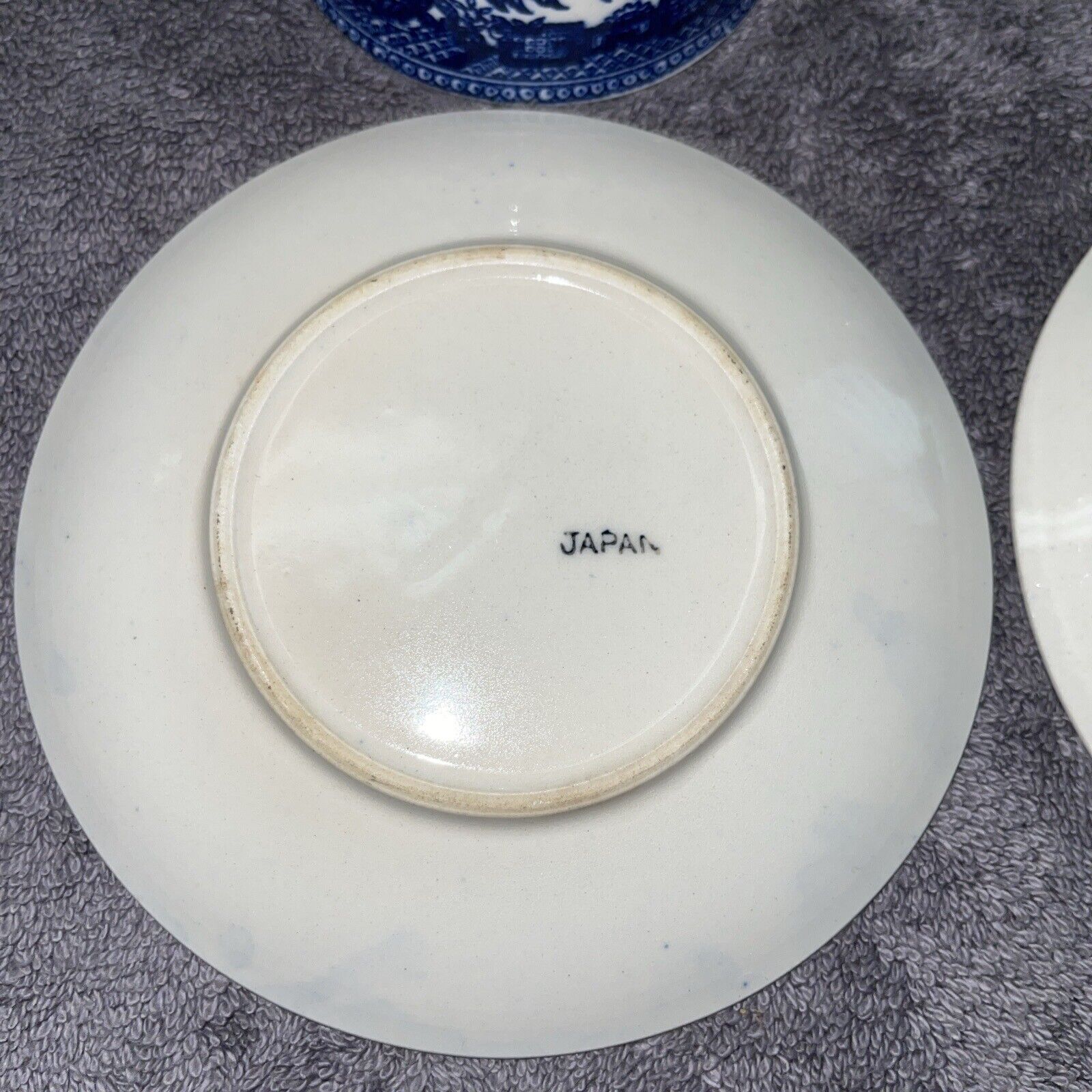 Blue Willow Antique Tea Cup and Saucer Set