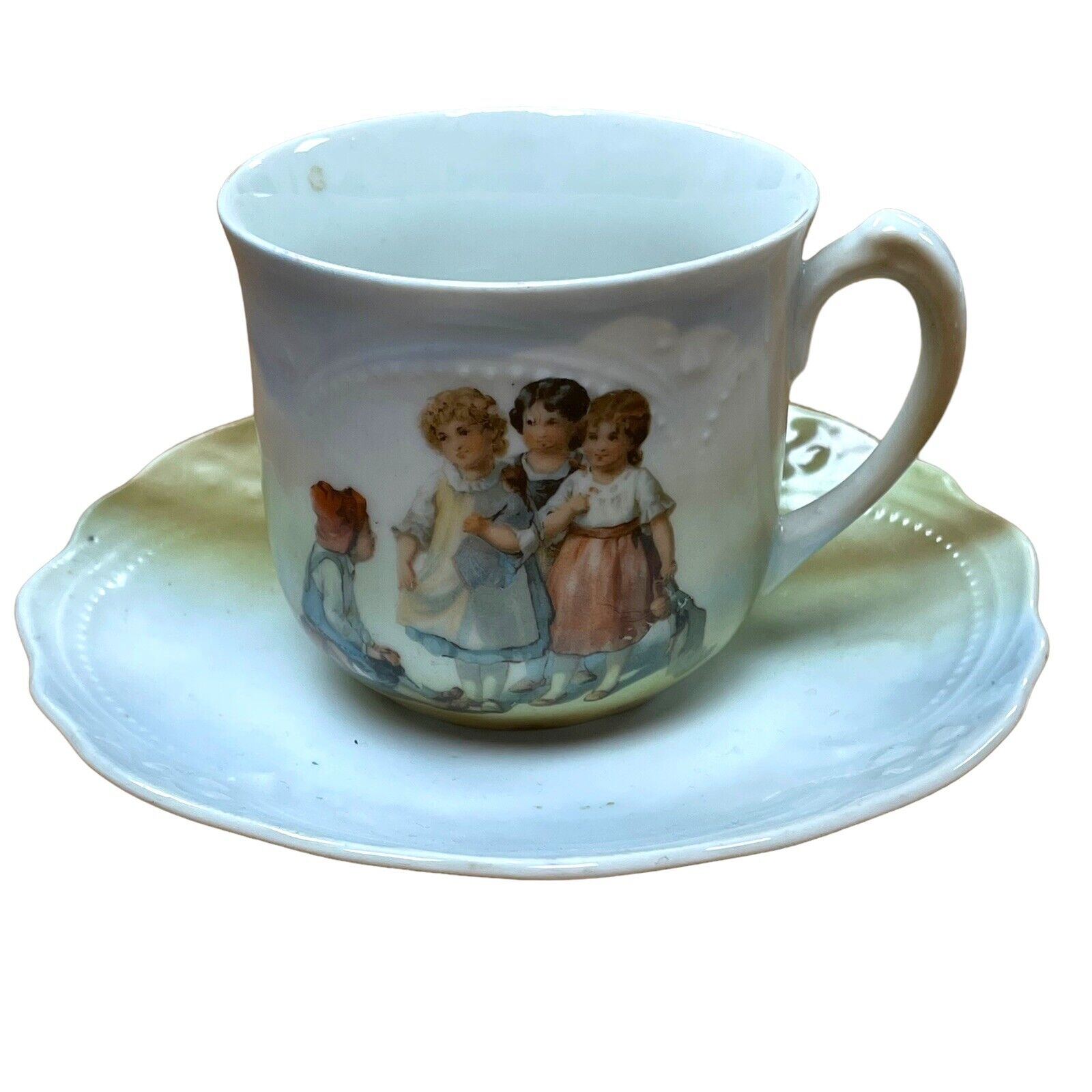 Antique Child's Cup & Saucer Set - Germany