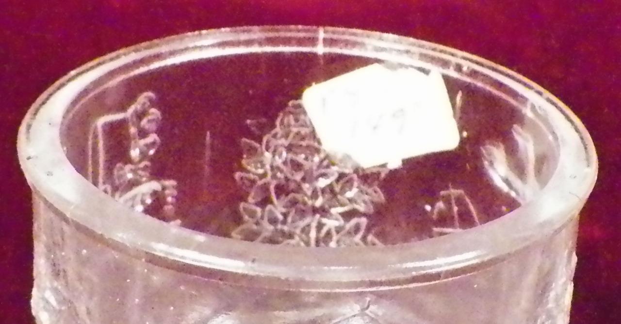 Antique Nursery Rhymes Glass Sugar Bowl