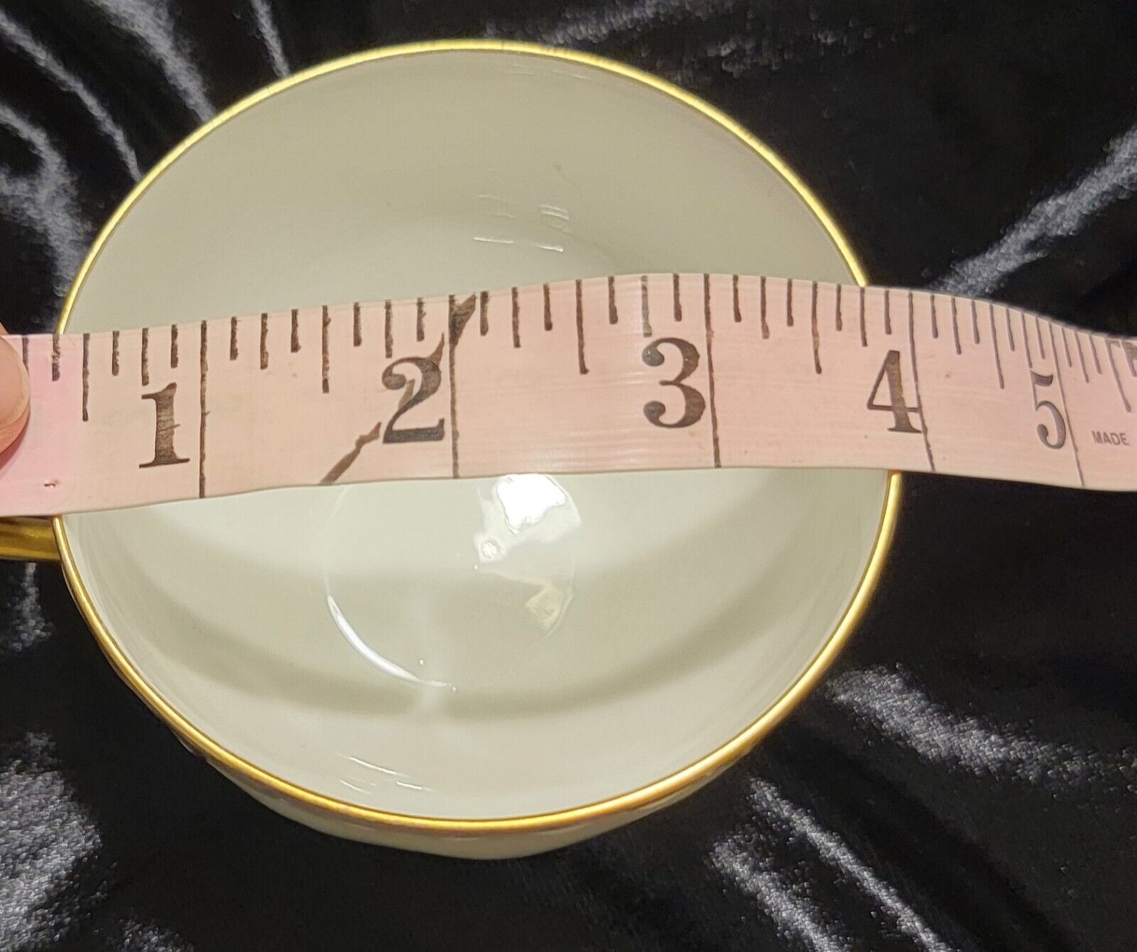 Haviland Limoges Gold Rim Tea Cup & Saucer