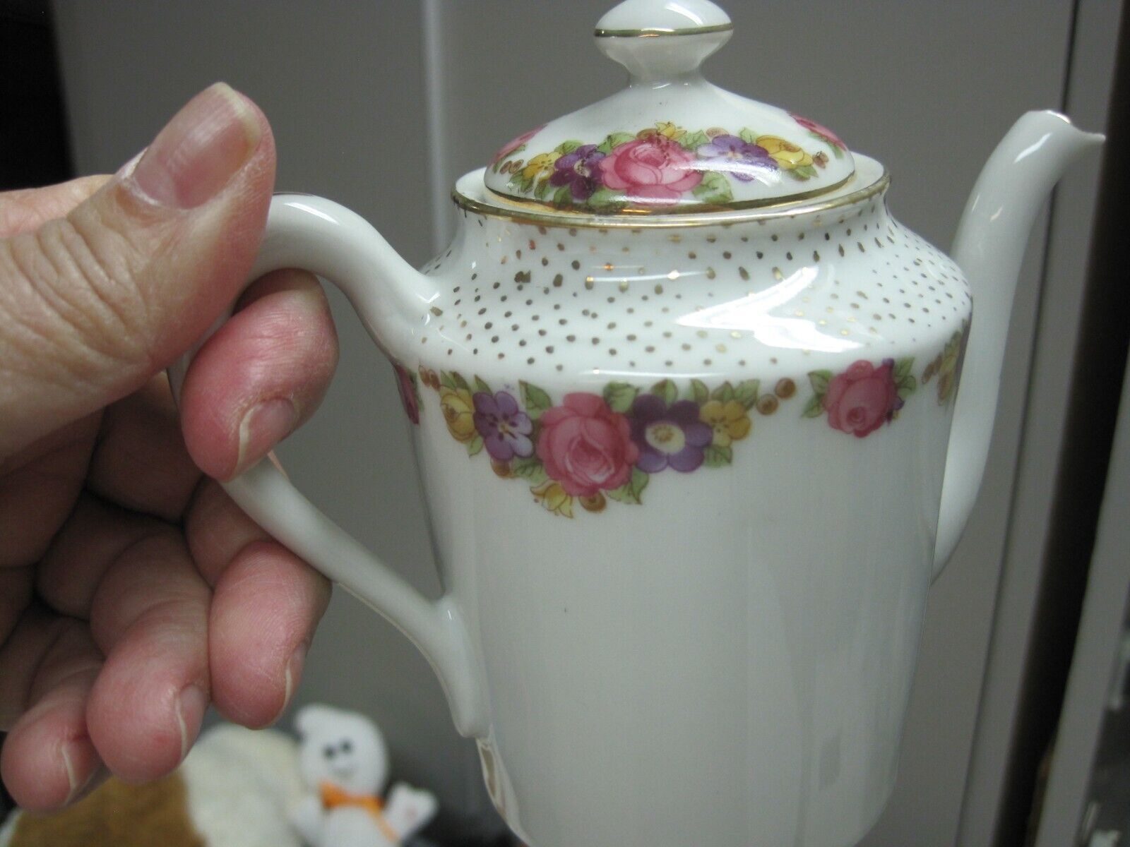 German Antique Tea Set, Early 1900s, Schlegelmilch