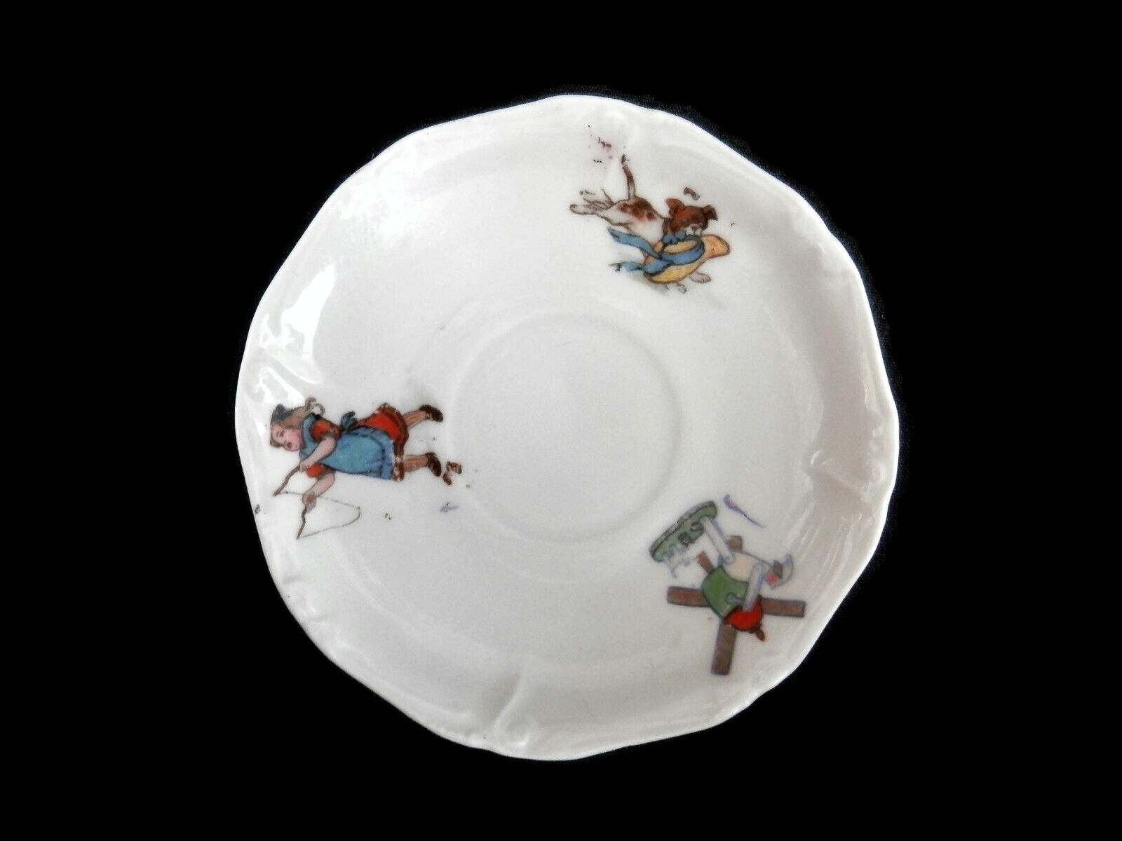 Victorian Child's Toy Tea Set - Kate Greenaway Style