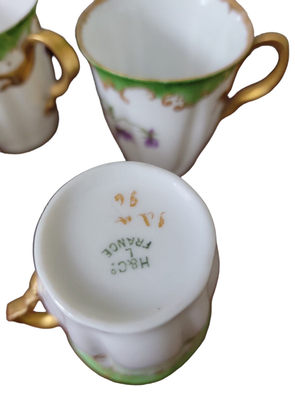 Limoges Antique Chocolate Pot and Cup Set