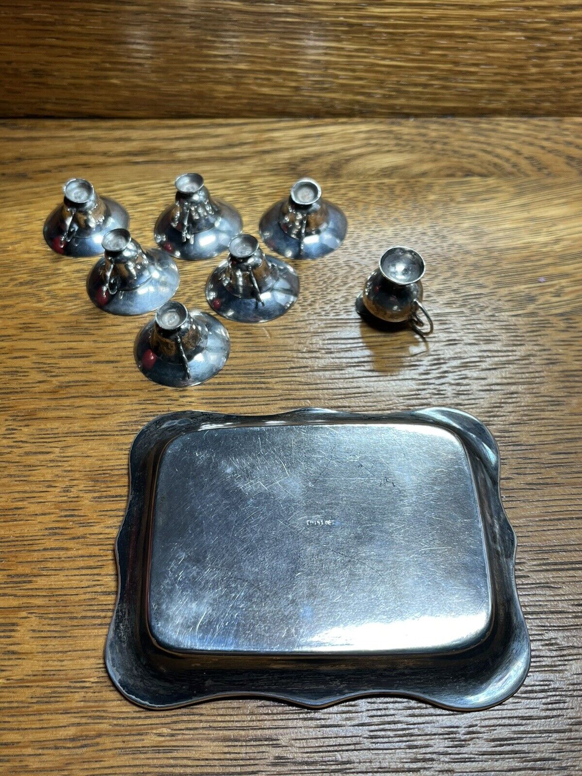 Sterling Silver Miniature Tea Set for Dolls