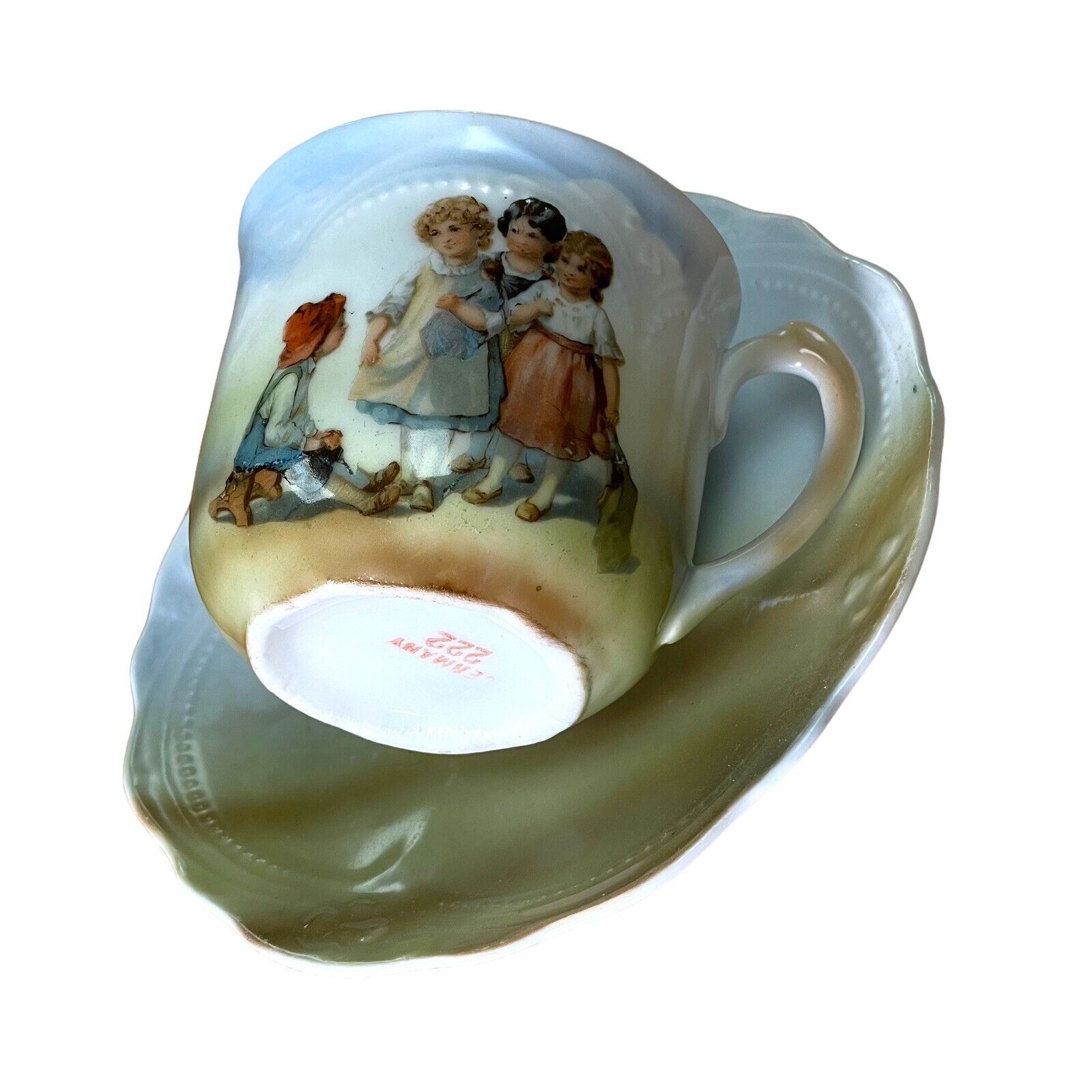 Antique Child's Cup & Saucer Set - Germany