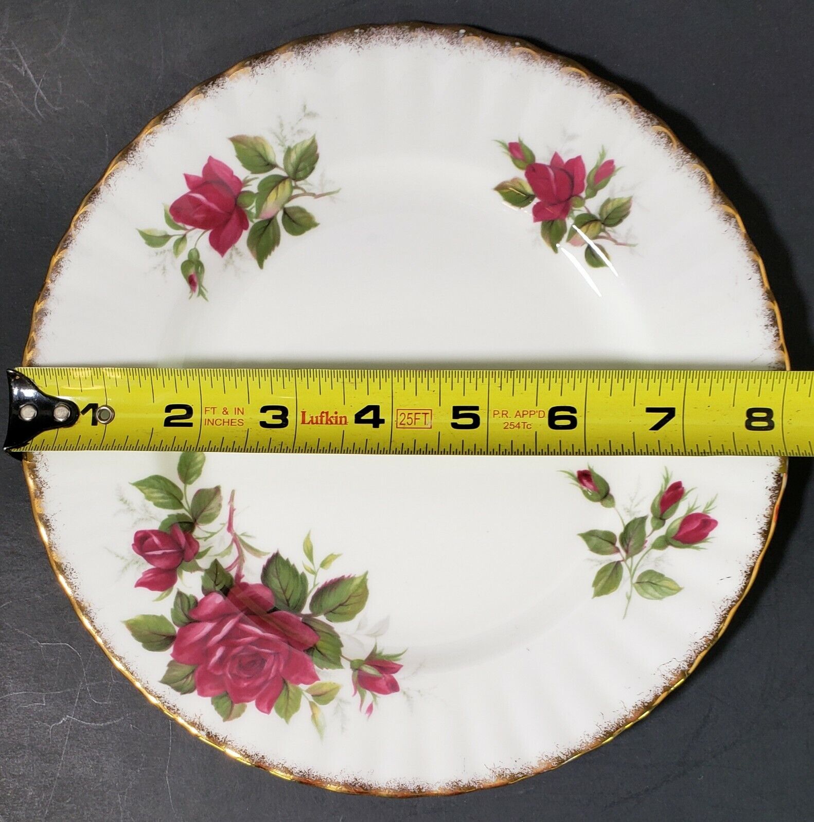 Ena Harkness Rose Queen Crown Cup & Plate Set