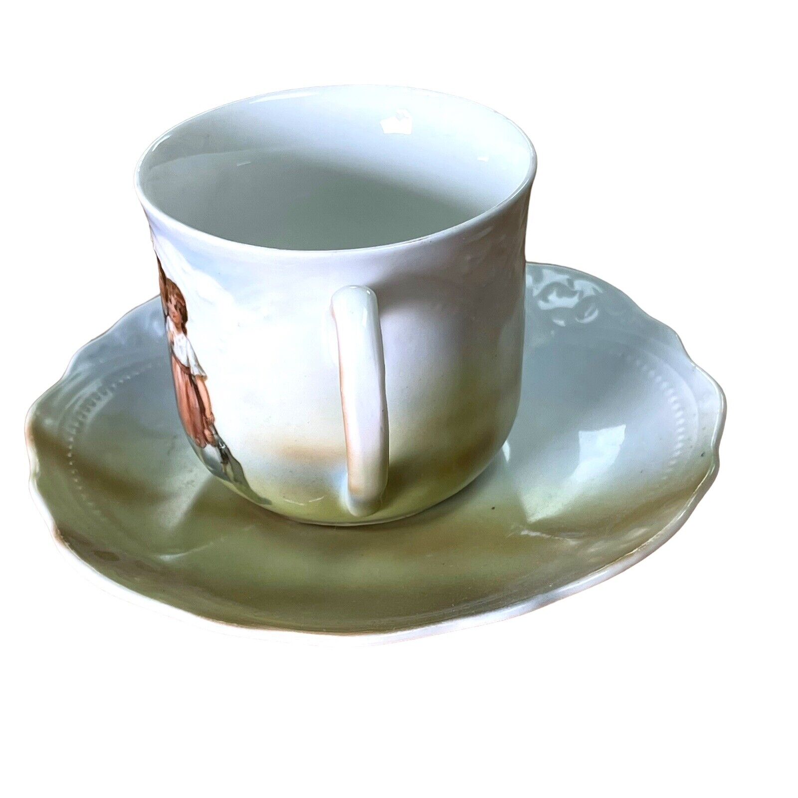 Antique Child's Cup & Saucer Set - Germany