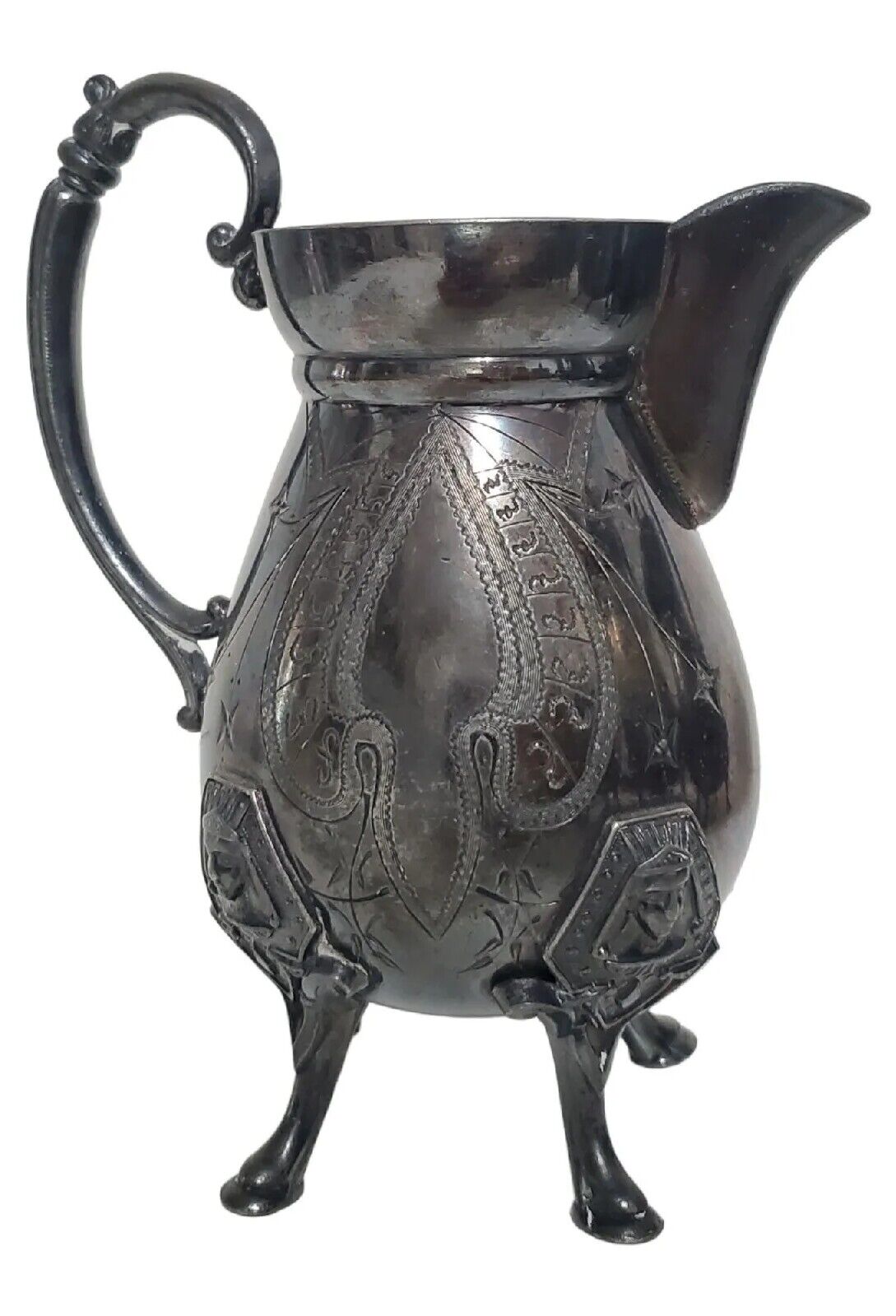 Victorian 6-Piece Silver Plated Tea Service Set