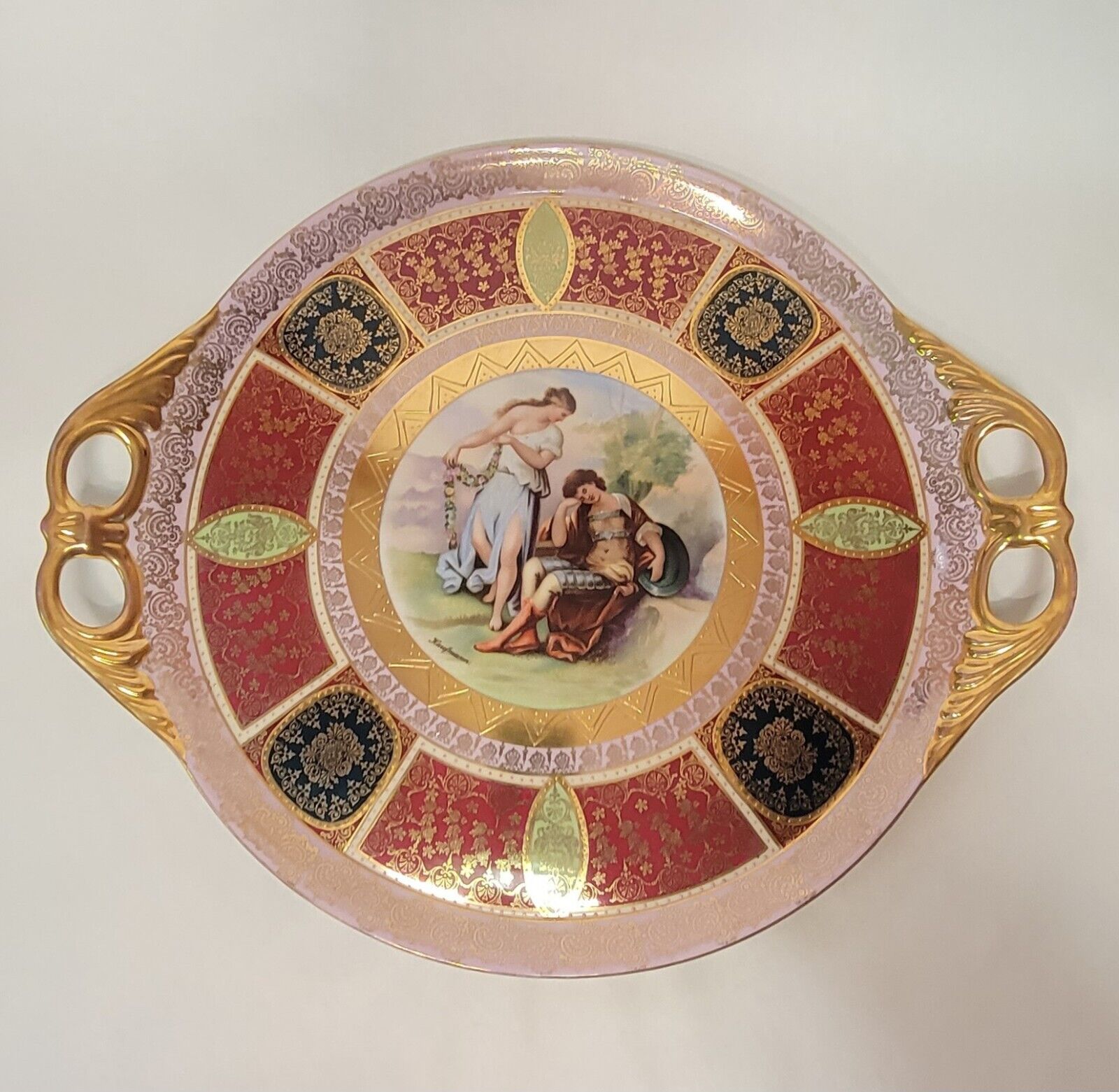 Royal Vienna Antique Cabaret Tray by Kaufmann