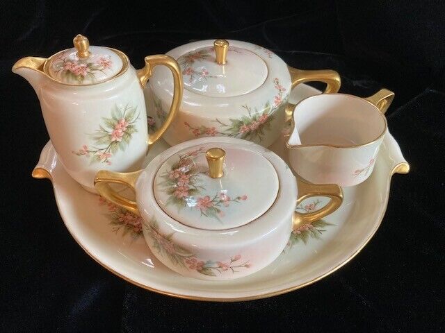 25-Piece Lenox Belleek China Tea Set