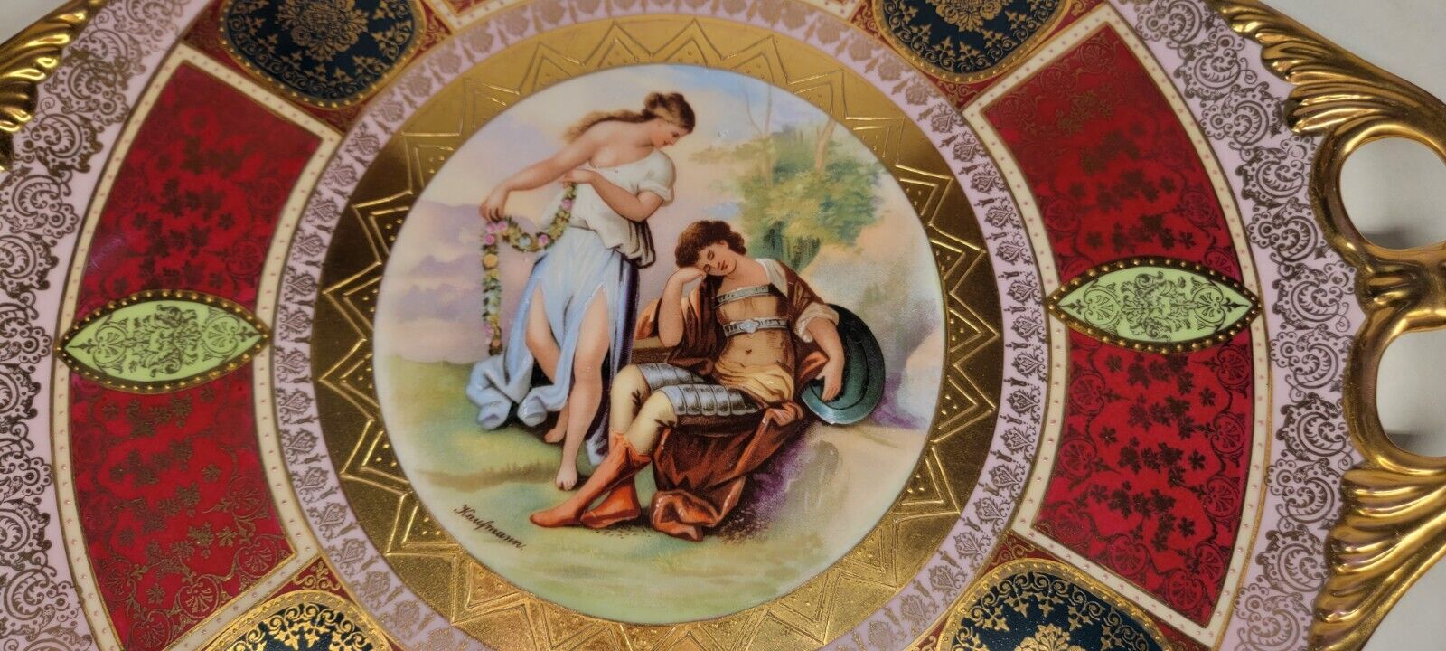 Royal Vienna Antique Cabaret Tray by Kaufmann