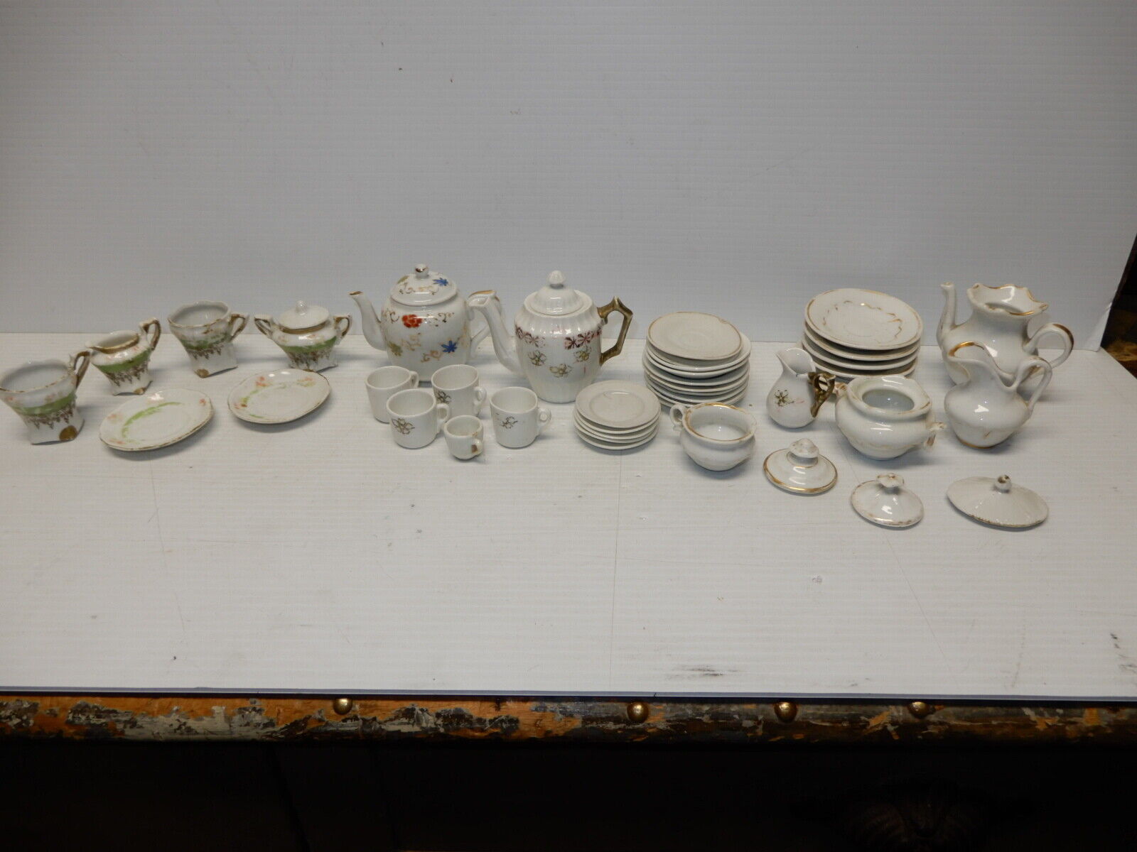 Victorian Children's Tea Set Assortment 1800s